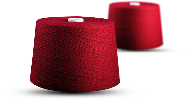 Fil de polyester teint